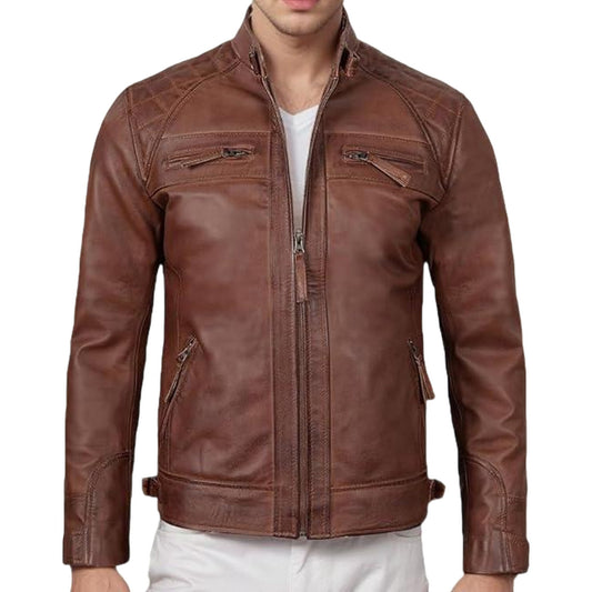 Men's Genuine Diamond Style Jacket