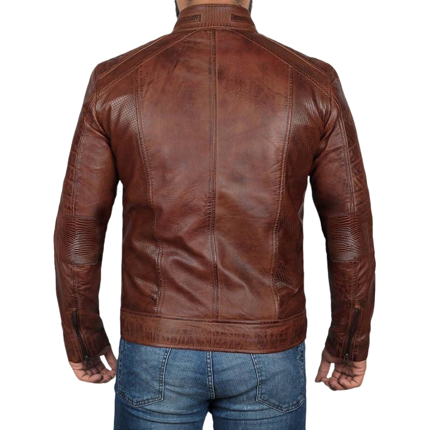 Men's Classic Biker Style Jacket