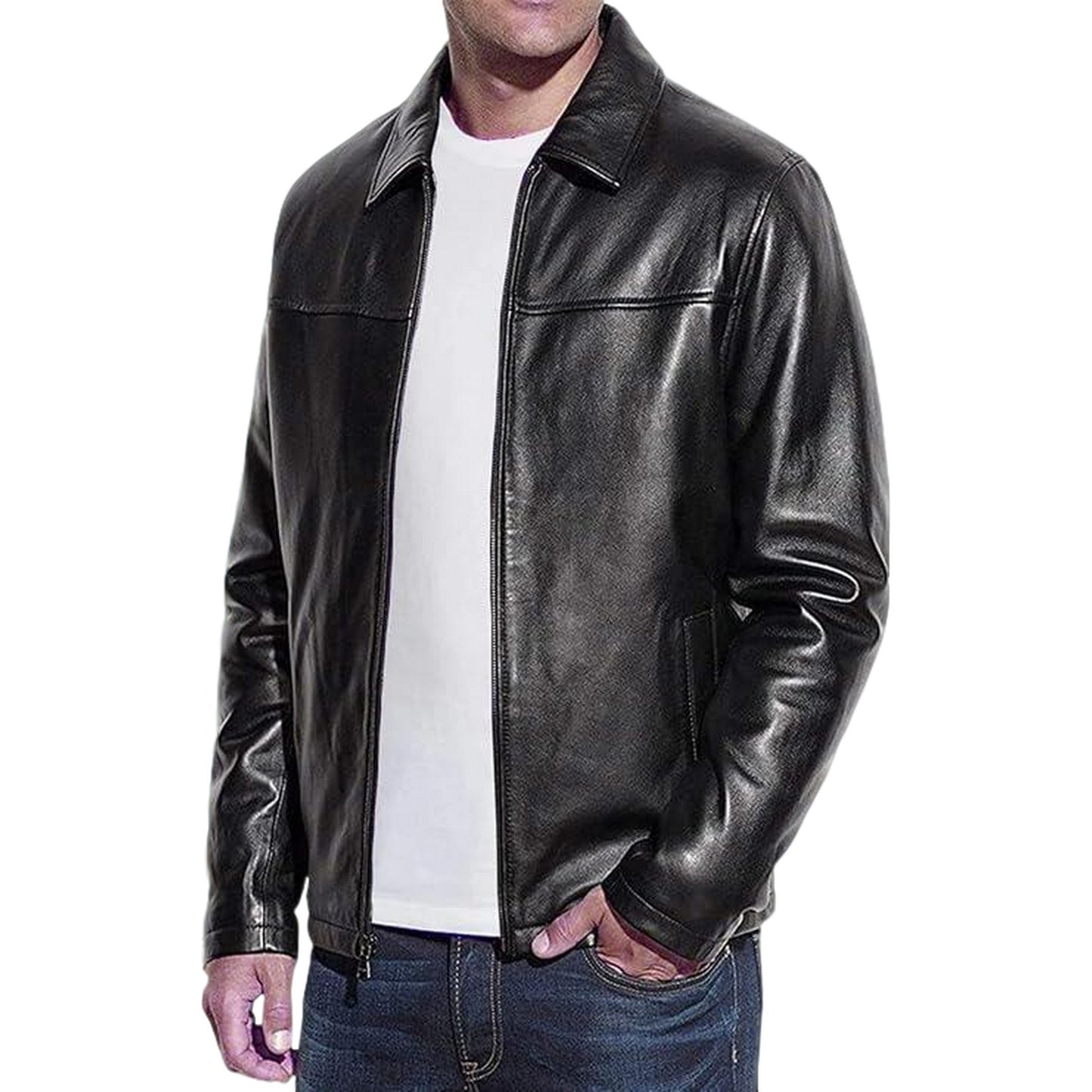 Men's Sophisticated Leather Jacket